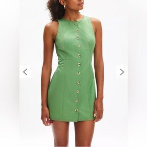 Green Dress urban outfitters